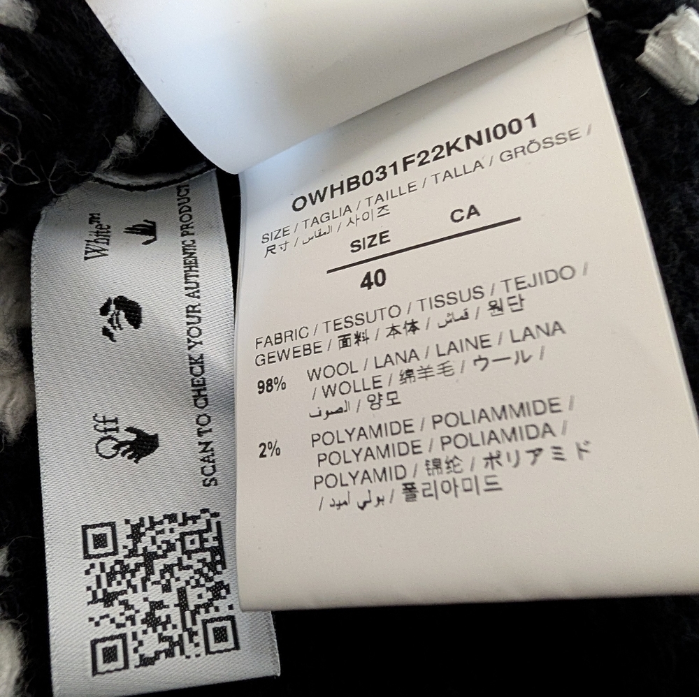 Off White Wool Sweater - Picture 6 of 7